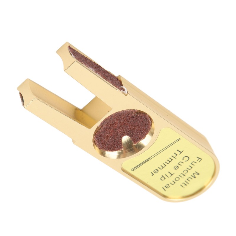 Pool Cue Tip Shaper Multifunctional Billiard Cue Tip Repair Tool