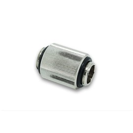 EKWB EK-AF G1/4" 20mm Male to Male Extender Fitting, Nickel