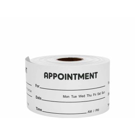 Carewon 250 Appointment Reminder Card, White, for Business, Dental Office, Grooming, Hair Salon, Medical Doctors, Nail Salon and More