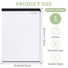 SAYEEC Legal Pads, A4 Size Wide Ruled Writing Note Pads,