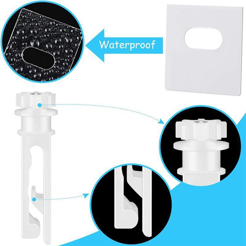 24-Pack Vertical Blinds Repair Kit: 12 Adhesive Tabs + 12