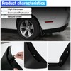 LitMiRaCle Guardabarros para salpicaduras, compatible con Dodge Challenger 2015-2023, juego