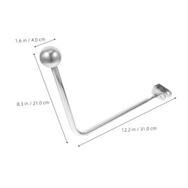 Baluue Barber Chair Recline Handle Replacement Parts Ergonomic for Hairdressing Chairs Easy Installation Compatible with Various Models Design for Long-Lasting Use