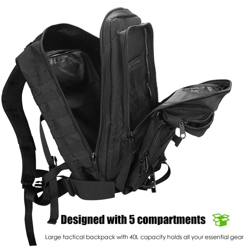 Military Tactical Backpack Large 3 Day Assault Pack Molle Bag