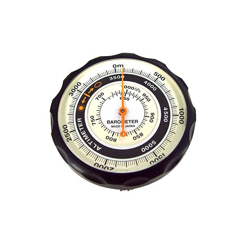Evertrust NO610 Altimeter Analog Barometer with Weather Sensor Black
