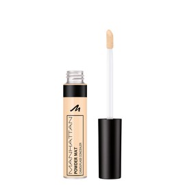 Manhattan Powder Mat Camouflage Concealer, 090 Very Fair, Matte Cream Concealer with Applicator Against Dark Circles and Blemishes, 1 x 7 ml