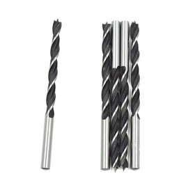 Tsnamay 5mm Wood Drill Bit 3 Point Woodworking Drill 5pcs