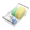 Expandable Dish Drying Rack Over The Sink Small Dish Drainer