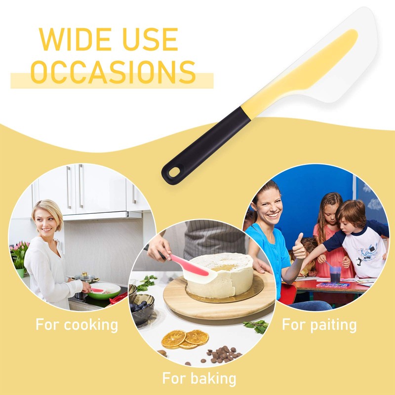 Patelai Omelette Spatula Kitchen Omelet Turner Silicone Non-stick Omelette Scraper