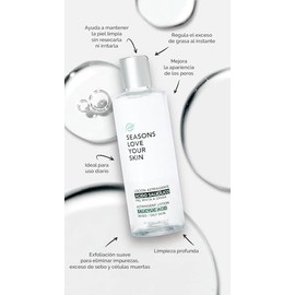 Seasons Love Your Skin Loción Ácido Salicílico + Tónico Agua de Hamamelis Ideal para pieles Grasas