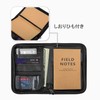 Damero Pocket Notebook Cover Zipper Case for 9cmx14cm/B7 Notebook with