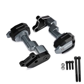 LEDISHUN Motorcycle Falling Protection Frame Slider Guard Anti (fit for CFMOTO Vehicle) 400NK 650NK (Gary,400NK/650NK)