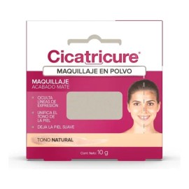 Cicatricure Maquillaje En Polvo. Tono Natural, 10g.