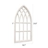 Sintosin Rustic Arched Window Frame 20 x 32 Inch, Hanging