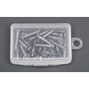 0.2 x 0.5 inch (5 x 12 mm) Flat Head
