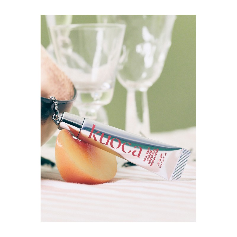 Kuoka Wild Peach Lip Gloss 7ml / 와일드피치 립 글로스
