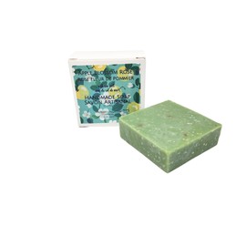 Scented Handmade Soap Bar, Soap Saver Bag Included (4.5 oz/127g) (Apple Blossom Rose)