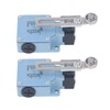 2Pcs Momentary Limit Switch Adjustable Roller Micro Limit Travel Switch