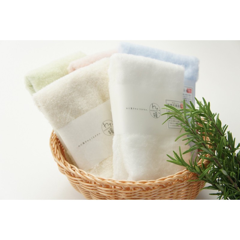 Imabari Towel Presso Watahime Wash Towel, Green, 1-62008-51-G