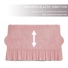 NICEEC Sofa Cover Super Soft 1-Piece Pink Sofa Slipcover for