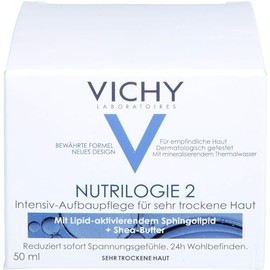 Vichy Nutrilogie 2 Crema Hidratante Intensamente para Pieles Muy Secas, 50ml