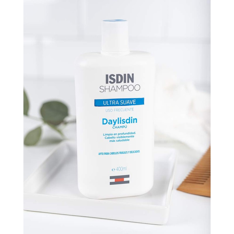 ISDIN Daylisdin Ultra Gentle Shampoo (400ml) | Deep cleans and
