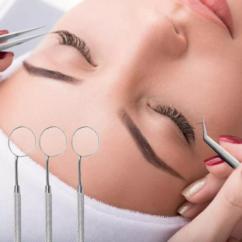 Eyelash Art Espejo Para Extensión De Pestañas Mink 1x1 Belleza