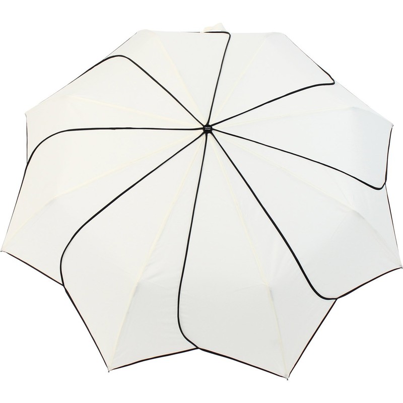 Pierre Cardin Sunflower Women's Automatic Pocket Umbrella, White, Pocket umbrella