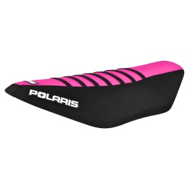 Enjoy Mfg 2011-13 Polaris 600 800 Rush PRO-R Seat Cover Snowmobile BLK/PINK/BLK LOGO #353