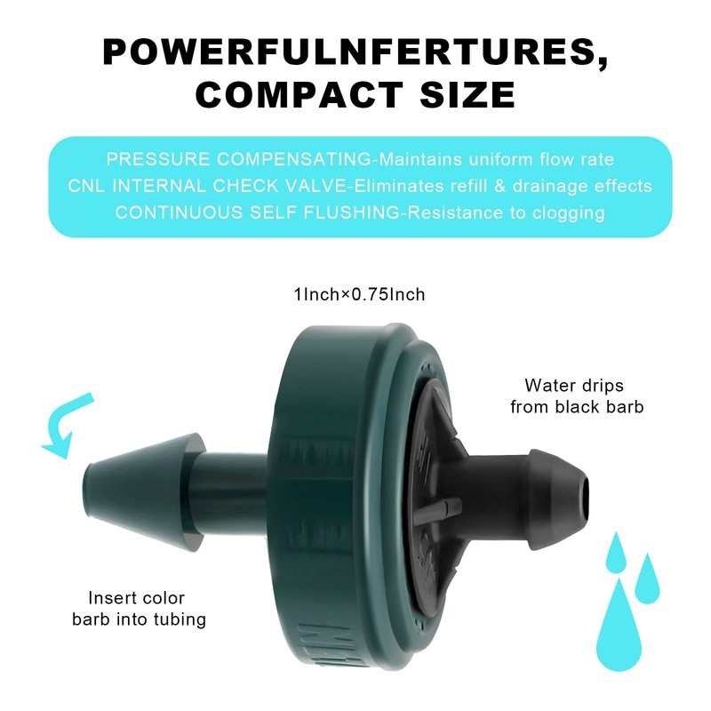 DripGrows Netafim 2 GPH Woodpecker Jr Pressure Compensating Drip Emitters