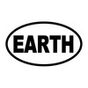 CafePress Basic Earth Oval Sticker Oval Car Bumper Sticker