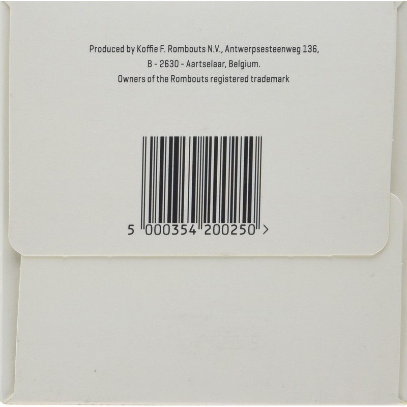 Rombouts Original Pure Ground Filter Coffee, 10x6.2g