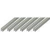 Alberts 498405 H-Profile Aluminium Anodised Silver 1000 x 9.1 x