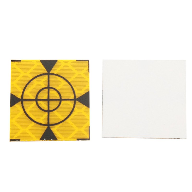 Tutoy 50pcs Reflector Sheet 20x20mm Reflective Tape Target Widely Used
