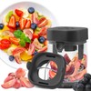 Stainless Steel Fruit & Vegetable Cutter - Detachable Bite Size