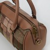 The Medium Duffel - Chestnut Tartan, L:30cm W:15cm H:18cm