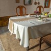 Simple&Opulence 140 x 140 cm Rectangular Tablecloth, 280 GSM Cotton