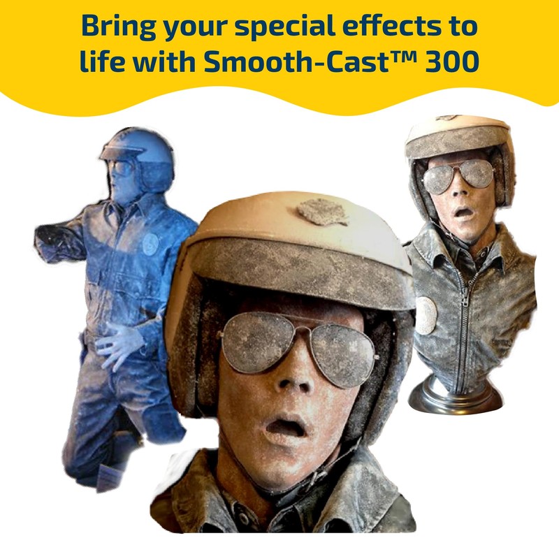 Smooth-Cast 300 - Bright White, Ultra Low Viscosity Liquid Plastic