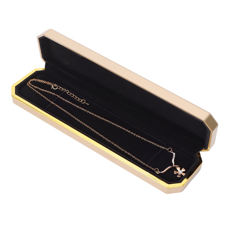 Bracelet Gift Box Flocking Inside Elegant Protective Jewelry Storage Display
