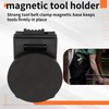 YEHEI Magnetischer Werkzeuggürtelclip, Rutschfester Magnetischer Werkzeughalter für Den Gürtel, Magnetischer