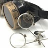 Enjoy Your Steampunk Victorian Style Goggles with Compass Design, Rose