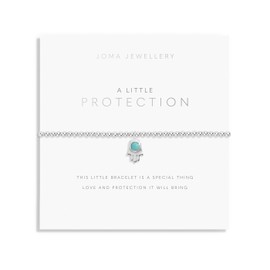 Joma Jewellery A LITTLE | PROTECTION | Silver Plated | Bracelet | 17.5cm stretch