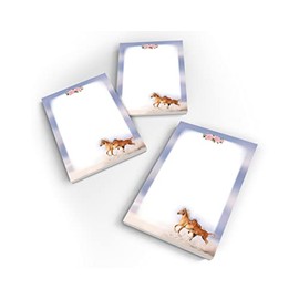 Junapack 12 Mini Notepads Horse with Foal Party Bags for Children's Birthday Party Favours for Girls / A7 Format