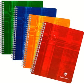 Clairefontaine Metric 8722 Spiral-Bound Notebook 100 Pages 90 g 17 x 22 cm