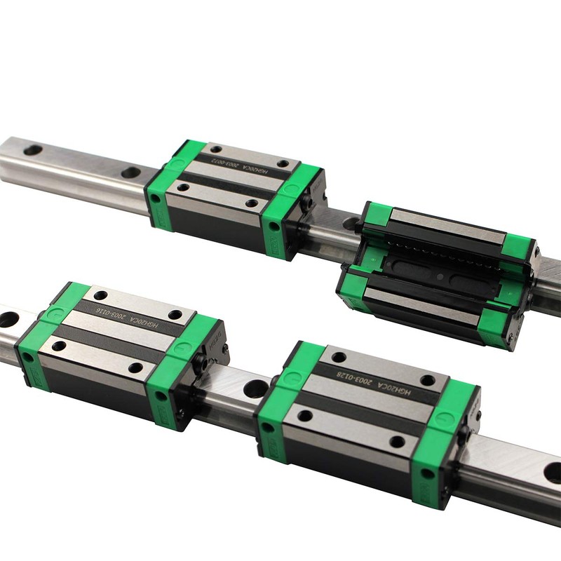 CNCCANEN Linear Rail Guide 2X HGR20-1000mm Linear Slide Guideway Rail