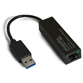 Plugable USB to Ethernet Adapter, USB 3.0 to Gigabit Ethernet, Supports Windows 10, 8.1, 7, XP, Linux, Chrome OS