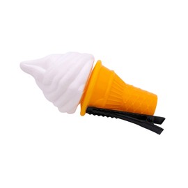 Simulation Cone Ice Cream Hair Clips for Women Girls Funny Hairpins Duckbill Hair Accessories