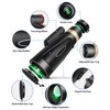 Monocular Telescope 80x100 High Power with Smartphone Adapter Tripod,Larger Vision