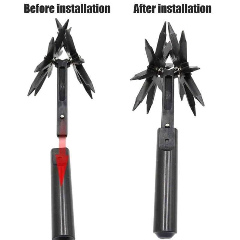 Rotary Cultivator Tool, Garden Handheld Tiller, Cultivator Cordless Tiller for