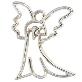 3 Guardian Angel Pins Holding A Heart, Angel Jewelry